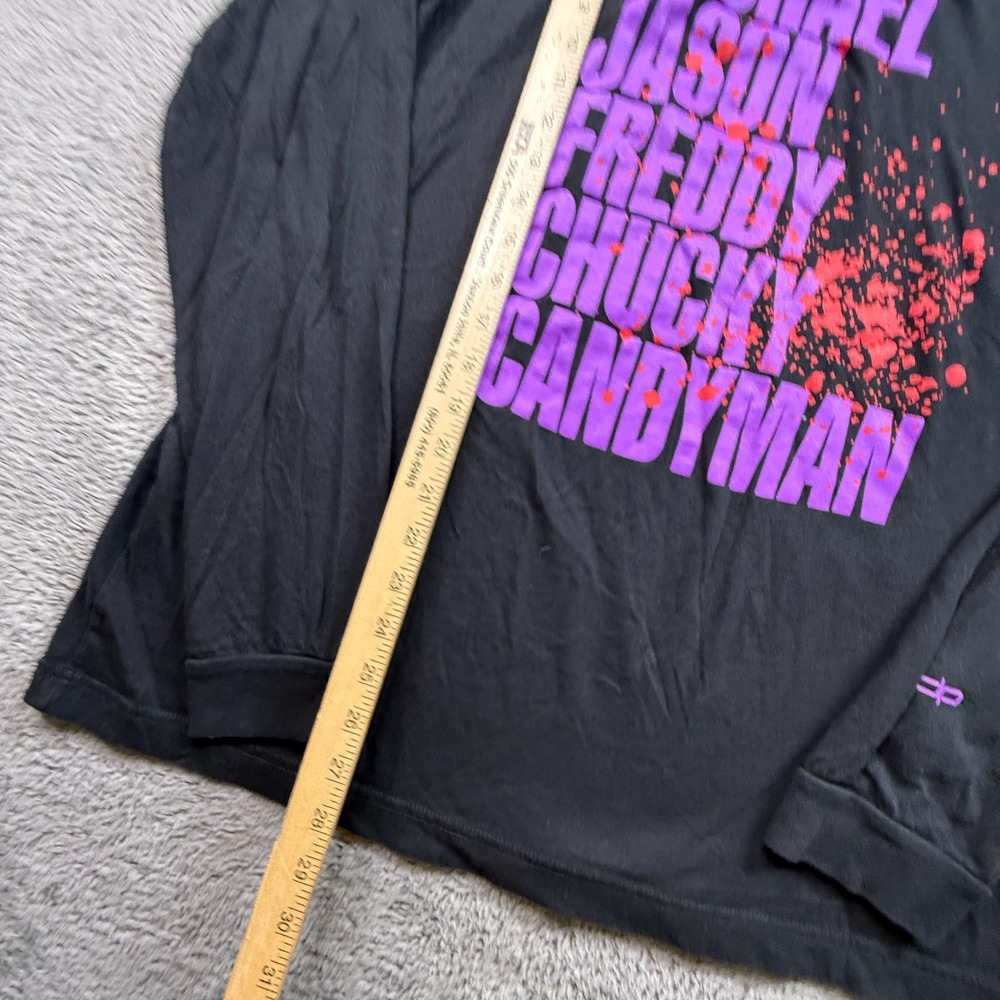 Halloween Movie Monster Shirt Blood Splatter Adult XL Jason Freddy Chucky Michae - Picture 7 of 7